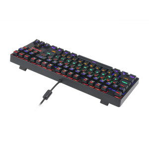 Redragon K576R DAKSA Mechanical Gaming Keyboard | 87 Keys · TKL | Outemu Blue Switches | Rainbow LED Backlight · 6 Colours | 100% Anti-Ghosting · N-Key Rollover | Wired USB | Black