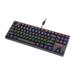 Redragon K576R DAKSA Mechanical Gaming Keyboard | 87 Keys · TKL | Outemu Blue Switches | Rainbow LED Backlight · 6 Colours | 100% Anti-Ghosting · N-Key Rollover | Wired USB | Black