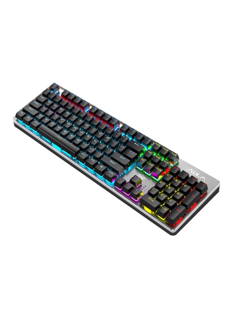 AULA Wind F2068 Pro Mechanical Gaming Keyboard | 104 Keys · 100% Full-Size | Brown Switches · 60M Keystrokes | Mixed-Col