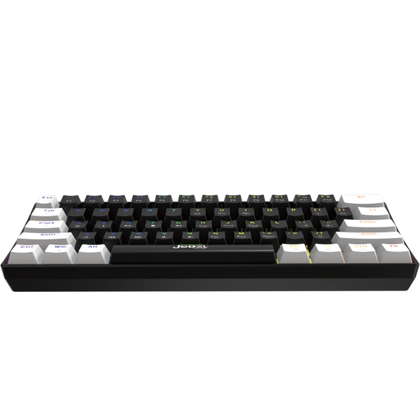 Jedel KL-69 Mechanical Gaming Keyboard | 61 Keys · 60% Layout | Rainbow LED Backlight · 10 Modes | Double-Shot ABS Keyca