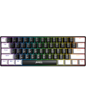 Jedel KL-69 Mechanical Gaming Keyboard | 61 Keys · 60% Layout | Rainbow LED Backlight · 10 Modes | Double-Shot ABS Keycaps | Full Anti-Ghosting | 50M Keystroke Switches | USB Wired