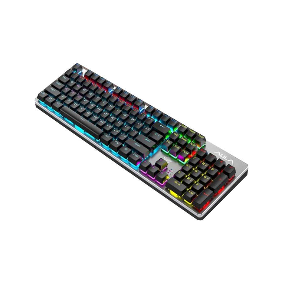 AULA Wind F2068 Pro Mechanical Gaming Keyboard | 104 Keys · 100% Full-Size | Brown Switches · 60M Keystrokes | Mixed-Col