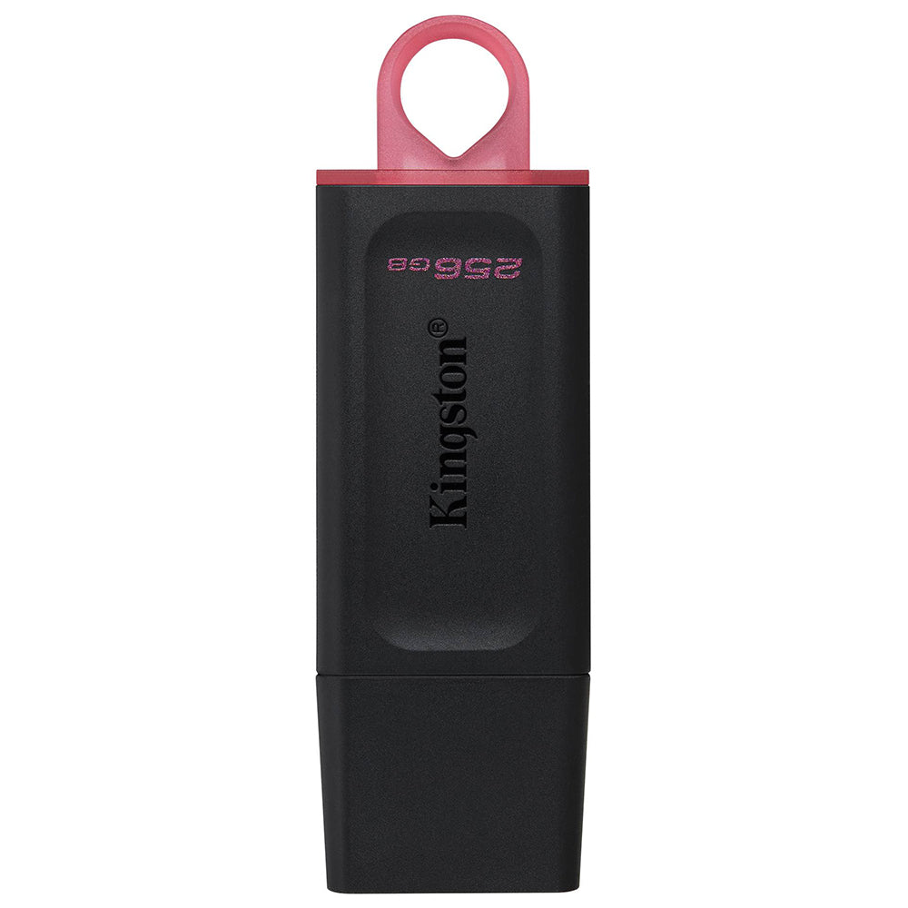 Kingston DataTraveler Exodia 256GB USB Flash Drive | USB 3.2 Gen 1 | DTX/256GB | Protective Cap · Keyring Loop | 11 g | 5-Year Warranty | Black