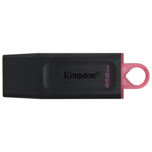Kingston DataTraveler Exodia 256GB USB Flash Drive | USB 3.2 Gen 1 | DTX/256GB | Protective Cap · Keyring Loop | 11 g | 5-Year Warranty | Black