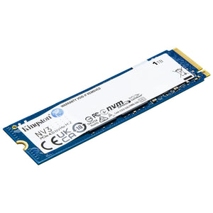 Kingston NV3 1TB PCIe Gen4 NVMe SSD | PCIe 4.0 x4 · M.2 2280 | 6,000MB/s read · 4,000MB/s write | 320TBW · 7g | 5-year limited warranty