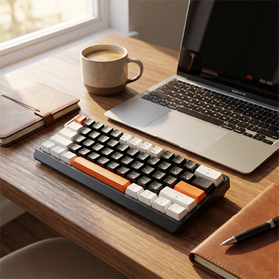 Koniks GMK-311A Wireless Mechanical Gaming Keyboard | Triple Mode Bluetooth · 2.4GHz · USB-C Wired | Blue Mechanical Swi