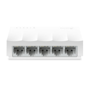 TP-Link LS1005 5-Port 10/100Mbps Desktop Ethernet Switch | Auto-Negotiation · Auto MDI/MDIX | Plug and Play · Fanless | IEEE 802.3x Flow Control | 1.65W