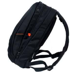 L'avvento BG554 Laptop Backpack | Fits laptops up to 15.6-inch | Padded laptop compartment · padded shoulder straps | Front zip pocket · concealed back pocket | Water-resistant material | Black