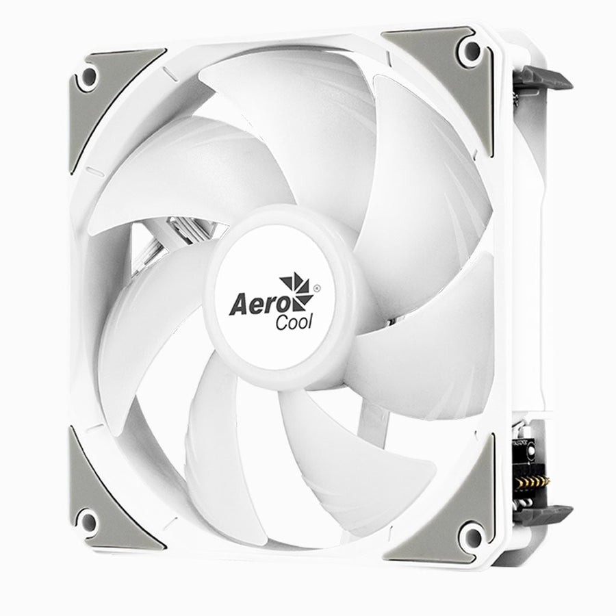 Aerocool Link 3-Pack Easy Connect ARGB Case Fan | 120mm · 3-Pack · Daisy-Chain | PWM 300-1500 RPM · 42.6 CFM | 1.3 mmH2O
