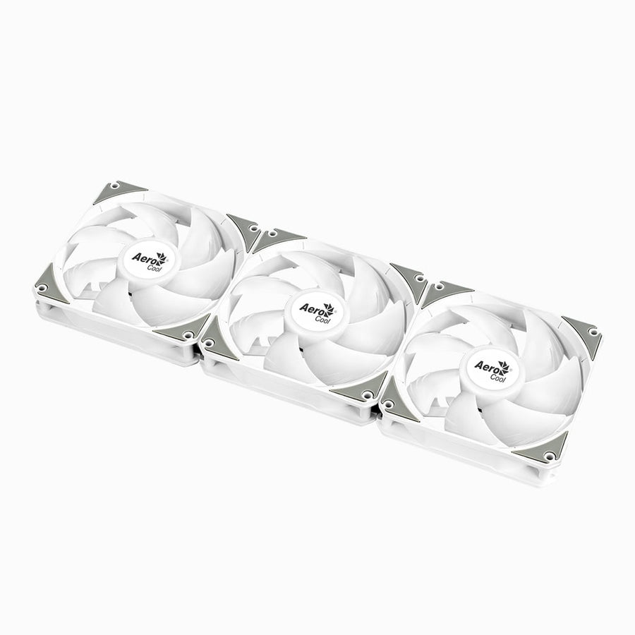 Aerocool Link 3-Pack Easy Connect ARGB Case Fan | 120mm · 3-Pack · Daisy-Chain | PWM 300-1500 RPM · 42.6 CFM | 1.3 mmH2O