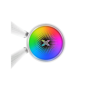 XIGMATEK Liquid Killer X 240 Arctic ARGB AIO Liquid CPU Cooler | 274×120×27mm Radiator | 2×120mm ARGB Fans · 800–1800 RPM · 82.2 CFM · 25.3 dBA | Pump 2800 RPM | 250W TDP | Intel LGA1700 · AMD AM5 | White