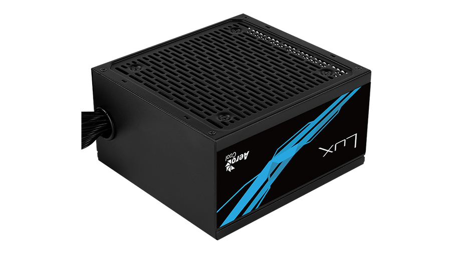 AeroCool LUX 550W ATX Power Supply | 80 PLUS Bronze 230V EU · up to 88% Efficiency | 12cm Silent Fan | Active PFC · OPP/
