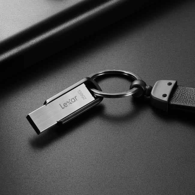 Lexar JumpDrive M400 USB Flash Drive | 32GB | USB 3.0 (USB 3.2 Gen 1) · USB-A | Up to 130MB/s Read | Metal Body · Key-Ring | 256-bit AES Encryption