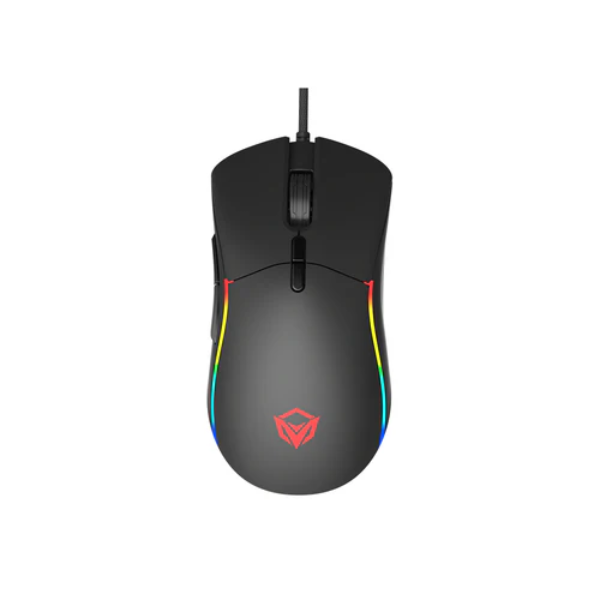 Meetion GM19 2023 RGB Wired Gaming Mouse | 12000 CPI Optical | 6+1 Buttons | 125-1000 Hz | 7000 fps · 60 IPS | 1.8 m Bra