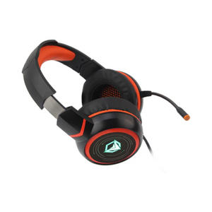 Meetion HP030 Gaming Headset | USB · HIFI 7.1 Virtual Surround | 50 mm Drivers · 10 Hz–20 kHz · 32 Ω | LED Backlight | Omnidirectional Mic | 2.2 m Cable | 298 g | Black