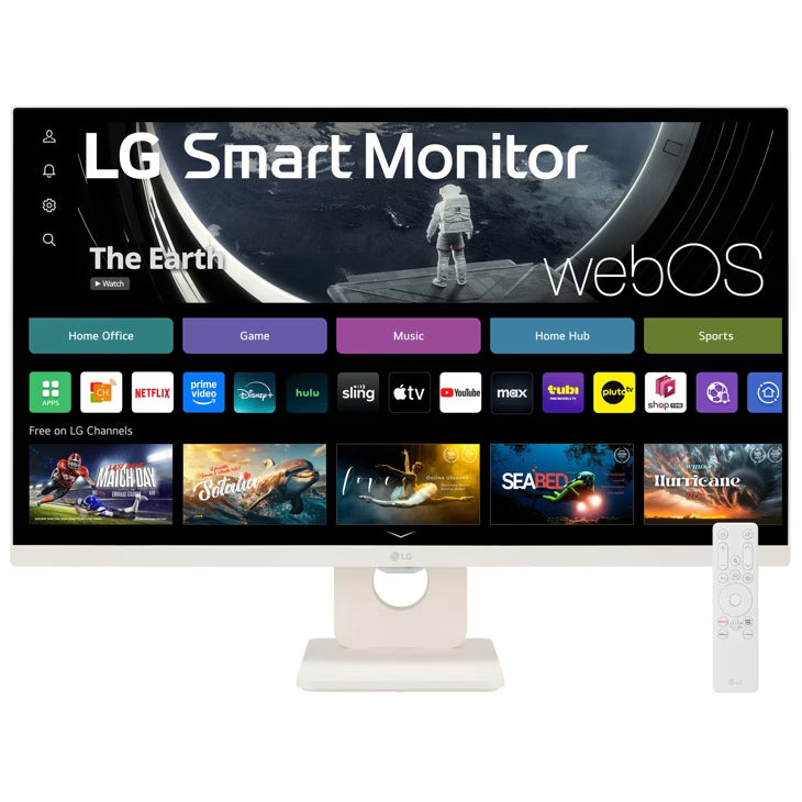 LG MyView Smart Monitor 27SR50F | 27" FHD IPS | webOS 23 | Netflix/Prime Built-in | AirPlay 2 | HDR10