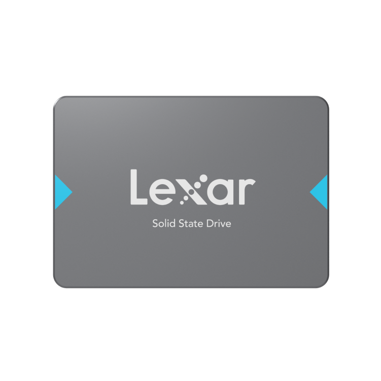 Lexar NQ100 480GB SATA SSD | 2.5-inch SATA III 6Gb/s | Up to 550 MB/s Read | 168 TBW · 0.32 DWPD | 3-Year Warranty