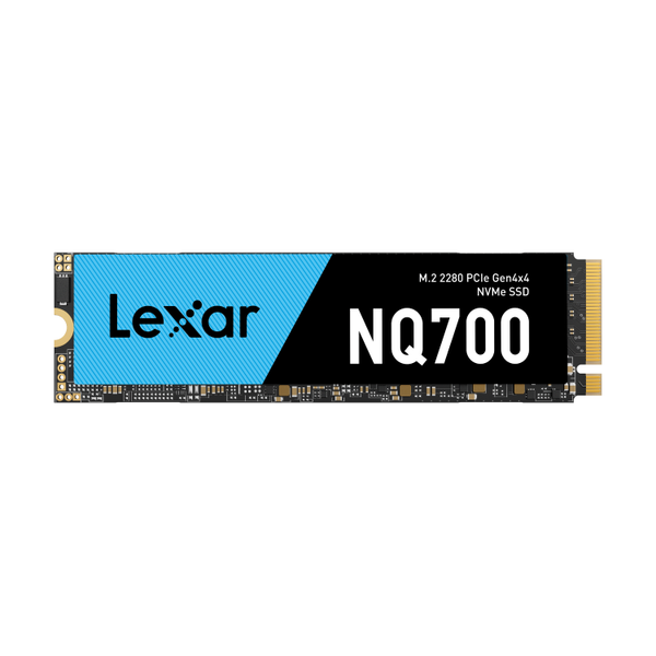 Lexar NQ700 1TB PCIe Gen4 NVMe SSD | PCIe Gen4 x4 · M.2 2280 | 4,200MB/s read · 2,100MB/s write | HMB + SLC cache · 350T