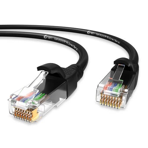 Cat 6 Network Cable 15 m | RJ45 to RJ45 Patch Lead | Gigabit Ethernet 10/100/1000 Mbit/s | Brand New