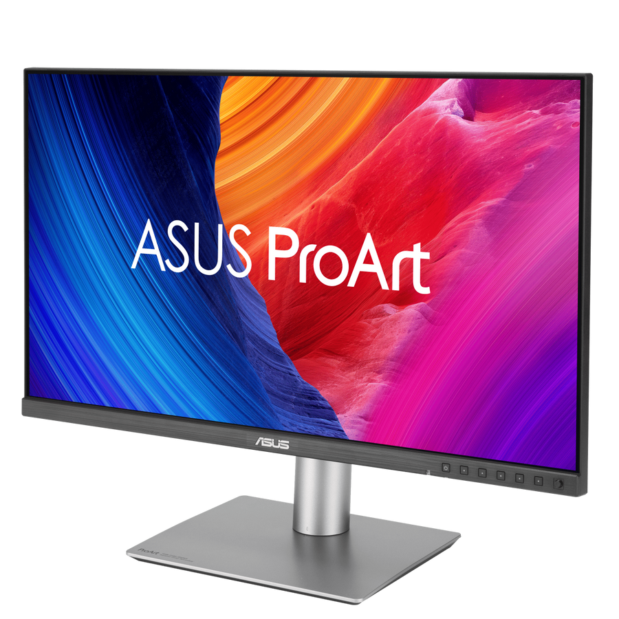 ASUS ProArt PA278QGV 27-inch Professional Monitor – front view to the left