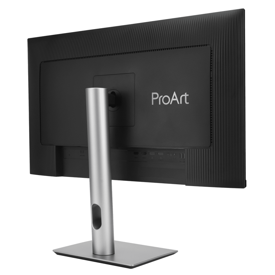 ASUS ProArt PA279CRV 27-inch Professional Monitor – rear view at an angle