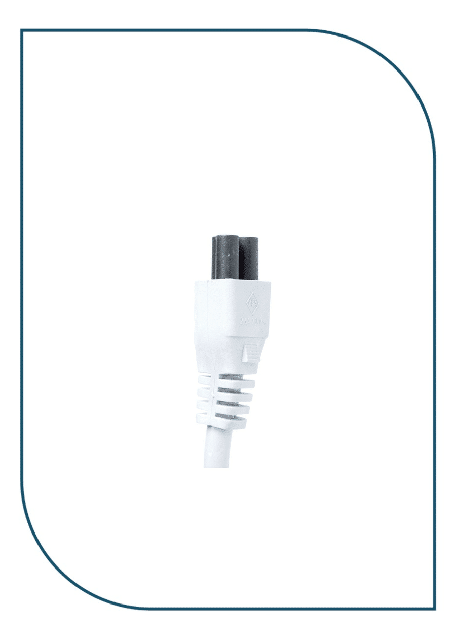 2B PS931 Laptop Charger Power Cable | 3 × 0.75 mm² Conductors | 300/500 V Rated · 7.5 mm Outer Diameter | PVC Insulated 