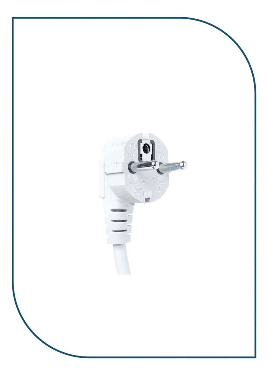 2B PS931 Laptop Charger Power Cable | 3 × 0.75 mm² Conductors | 300/500 V Rated · 7.5 mm Outer Diameter | PVC Insulated 