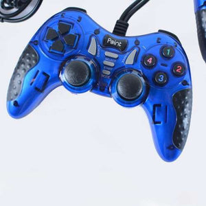 Point PT-550S Turbo Gamepad | Wired USB | 13 Buttons · 2 Axis · 4 Triggers | Double-Shock Vibration · Turbo | PC / Laptop