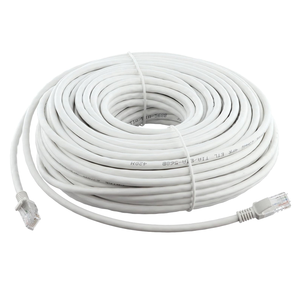 Point Cat6 Network Cable 40 m | Cat 6 UTP · Unshielded | RJ45 to RJ45 | 10/100/1000 Mbps Gigabit Ethernet | PVC Jacket | White
