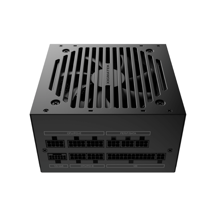 XIGMATEK Prime M 1000W ATX Power Supply | 80 PLUS Gold · 92%+ Efficiency | ATX 3.1 · PCIe Gen 5.1 · 12V-2×6 up to 600W | Fully Modular · 120mm Silent Fan | Black