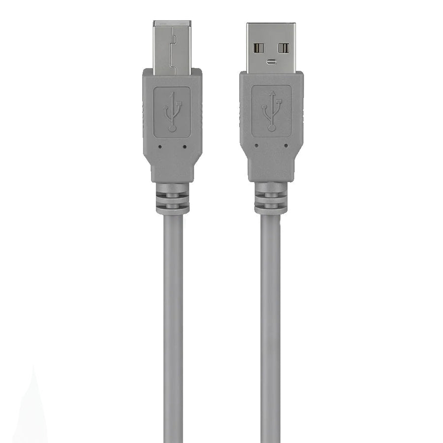 Point USB Printer Cable 1.5 m | USB Type-A Male to Type-B Male | PVC Jacket | For Printers · Scanners | Grey