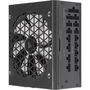 Corsair RM1200x SHIFT Premium 1200W Power Supply Black | 80+ Gold + Cybenetics Gold | ATX 3.1 + PCIe 5.1 | Side-Cable Interface | 140mm FDB Fan | Zero RPM | 100% Japanese Capacitors | 12V-2x6 Cable Included | 8 PCIe + 16 SATA