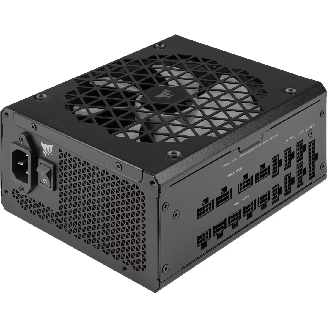 Corsair RM1200x SHIFT Premium 1200W Power Supply Black | 80+ Gold + Cybenetics Gold | ATX 3.1 + PCIe 5.1 | Side-Cable Interface | 140mm FDB Fan | Zero RPM | 100% Japanese Capacitors | 12V-2x6 Cable Included | 8 PCIe + 16 SATA