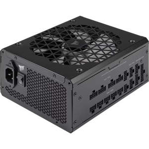 Corsair RM1200x SHIFT Premium 1200W Power Supply Black | 80+ Gold + Cybenetics Gold | ATX 3.1 + PCIe 5.1 | Side-Cable Interface | 140mm FDB Fan | Zero RPM | 100% Japanese Capacitors | 12V-2x6 Cable Included | 8 PCIe + 16 SATA