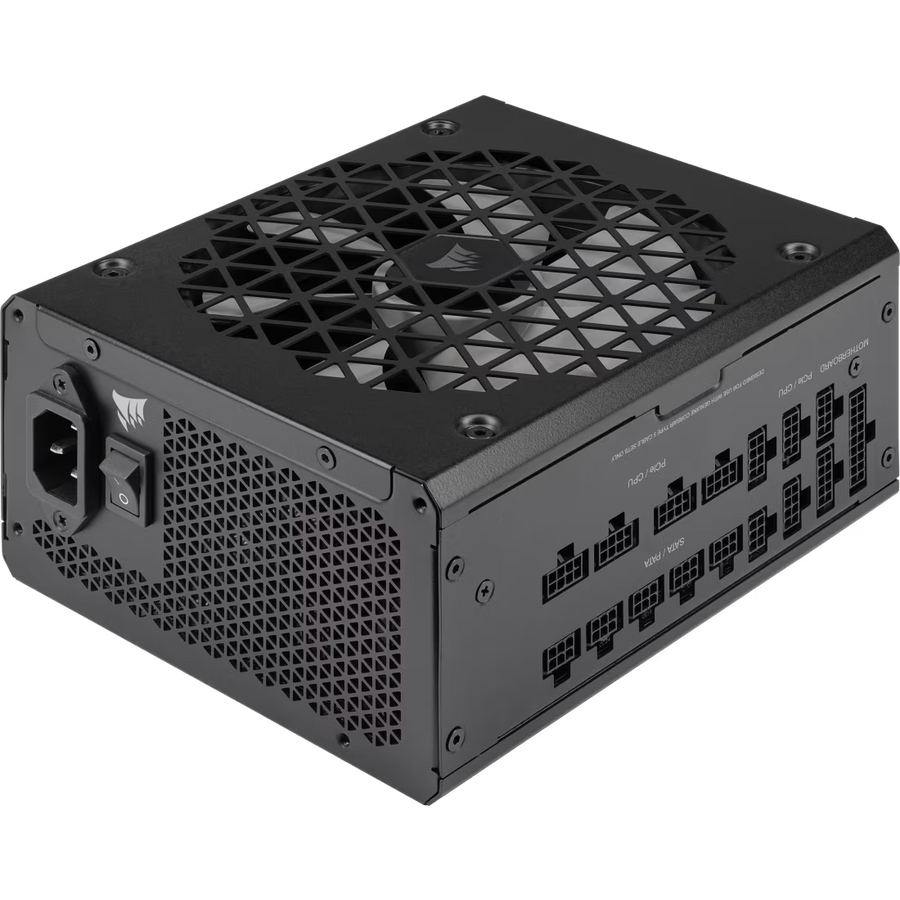 Corsair RM1200x SHIFT Premium 1200W Power Supply Black | 80+ Gold + Cybenetics Gold | ATX 3.1 + PCIe 5.1 | Side-Cable Interface | 140mm FDB Fan | Zero RPM | 100% Japanese Capacitors | 12V-2x6 Cable Included | 8 PCIe + 16 SATA