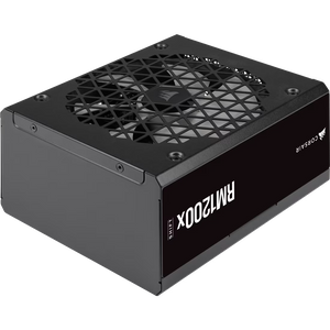Corsair RM1200x SHIFT Premium 1200W Power Supply Black | 80+ Gold + Cybenetics Gold | ATX 3.1 + PCIe 5.1 | Side-Cable Interface | 140mm FDB Fan | Zero RPM | 100% Japanese Capacitors | 12V-2x6 Cable Included | 8 PCIe + 16 SATA