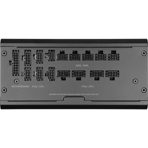 Corsair RM1200x SHIFT Premium 1200W Power Supply Black | 80+ Gold + Cybenetics Gold | ATX 3.1 + PCIe 5.1 | Side-Cable Interface | 140mm FDB Fan | Zero RPM | 100% Japanese Capacitors | 12V-2x6 Cable Included | 8 PCIe + 16 SATA