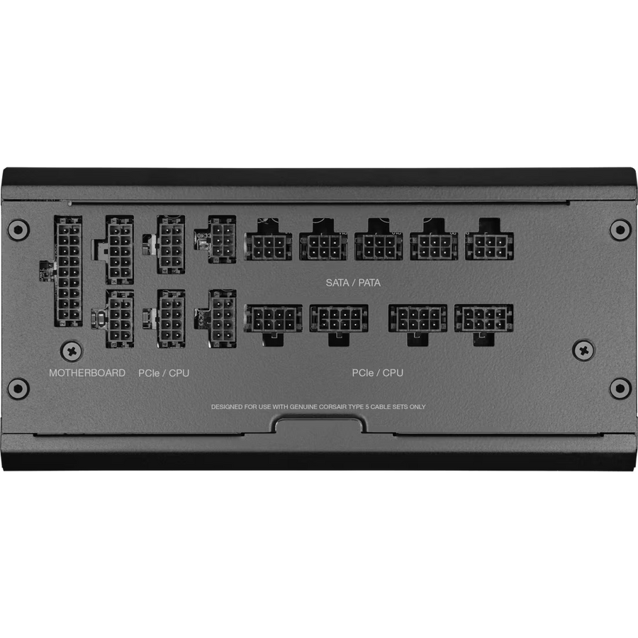 Corsair RM1200x SHIFT Premium 1200W Power Supply Black | 80+ Gold + Cybenetics Gold | ATX 3.1 + PCIe 5.1 | Side-Cable Interface | 140mm FDB Fan | Zero RPM | 100% Japanese Capacitors | 12V-2x6 Cable Included | 8 PCIe + 16 SATA