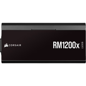 Corsair RM1200x SHIFT Premium 1200W Power Supply Black | 80+ Gold + Cybenetics Gold | ATX 3.1 + PCIe 5.1 | Side-Cable Interface | 140mm FDB Fan | Zero RPM | 100% Japanese Capacitors | 12V-2x6 Cable Included | 8 PCIe + 16 SATA