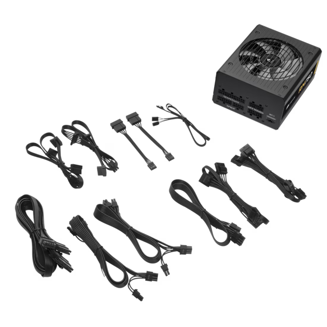 Corsair RM750 RM Series Fully Modular Gaming Power Supply 750W Black | 80+ Gold | Zero RPM Fan Mode | 140mm Rifle Bearing | 105°C Industrial Capacitors | Modern Standby | LLC + DC-DC Topology | Multi-EPS Connectors | NVIDIA RTX 30/40 Ready