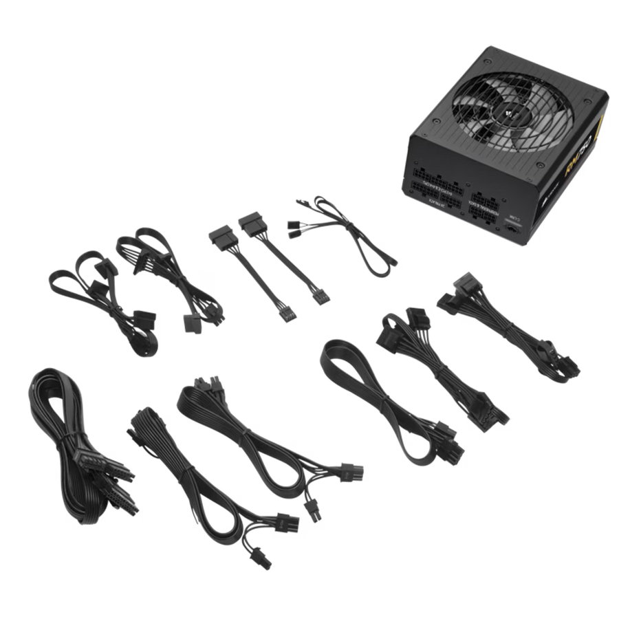 Corsair RM750 RM Series Fully Modular Gaming Power Supply 750W Black | 80+ Gold | Zero RPM Fan Mode | 140mm Rifle Bearing | 105°C Industrial Capacitors | Modern Standby | LLC + DC-DC Topology | Multi-EPS Connectors | NVIDIA RTX 30/40 Ready
