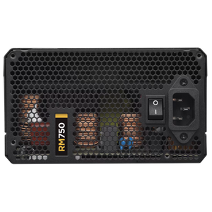 Corsair RM750 RM Series Fully Modular Gaming Power Supply 750W Black | 80+ Gold | Zero RPM Fan Mode | 140mm Rifle Bearing | 105°C Industrial Capacitors | Modern Standby | LLC + DC-DC Topology | Multi-EPS Connectors | NVIDIA RTX 30/40 Ready