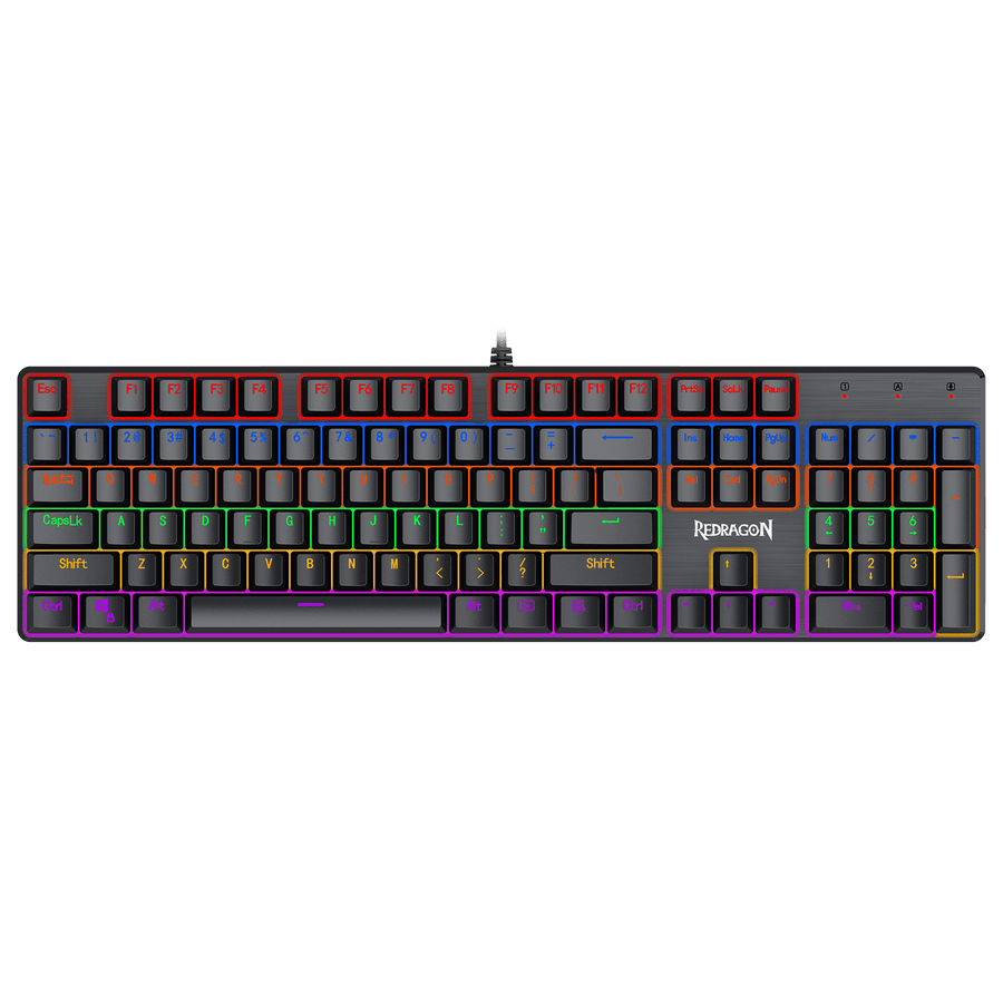 Redragon K608 Valheim Full-Size Mechanical Gaming Keyboard | 104 Keys | Outemu Blue / Brown / Red Switches (50M) | Full 