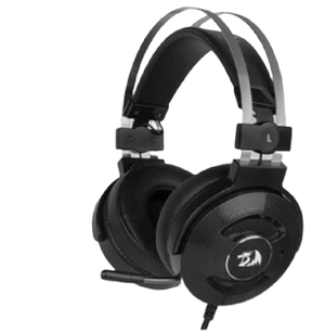 Redragon TRITON H991 USB Gaming Headset | Active Noise Cancelling · Virtual 7.1 Surround | 40mm Drivers · 20Hz-20kHz | Retractable 360° Mic · 2.0m Braided Cable | Black