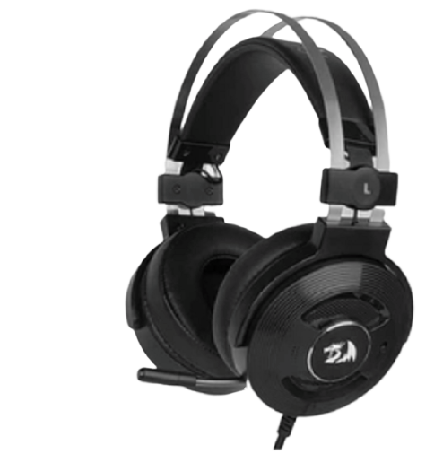 Redragon TRITON H991 USB Gaming Headset | Active Noise Cancelling · Virtual 7.1 Surround | 40mm Drivers · 20Hz-20kHz | Retractable 360° Mic · 2.0m Braided Cable | Black