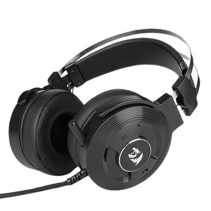 Redragon TRITON H991 USB Gaming Headset | Active Noise Cancelling · Virtual 7.1 Surround | 40mm Drivers · 20Hz-20kHz | Retractable 360° Mic · 2.0m Braided Cable | Black