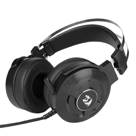 Redragon TRITON H991 USB Gaming Headset | Active Noise Cancelling · Virtual 7.1 Surround | 40mm Drivers · 20Hz-20kHz | Retractable 360° Mic · 2.0m Braided Cable | Black