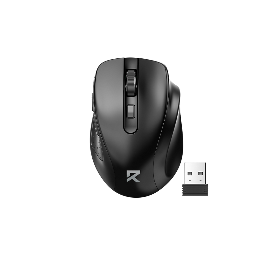 Redragon BM-4091 Wireless Mouse | Bluetooth 5.0 · 3.0 + 2.4GHz | 4000 DPI · 5 Levels | 6 Buttons | Up to 18-Month AA Bat