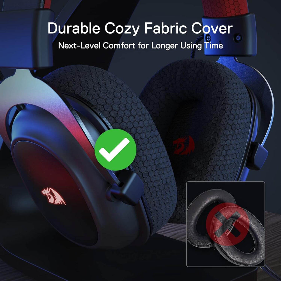 Redragon Zeus H510 Pro RGB Wireless Gaming Headset | 53mm Drivers | 2.4GHz · Bluetooth 5.0 · USB Wired | Virtual 7.1 | D