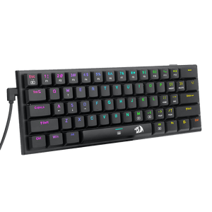 Redragon K614 Anivia Ultra-Thin Mechanical Gaming Keyboard | 61 Keys · 60% | Low-Profile Linear Red · Hot-Swappable | RGB · 20 Modes | Full N-Key Rollover · Detachable USB-C | Black